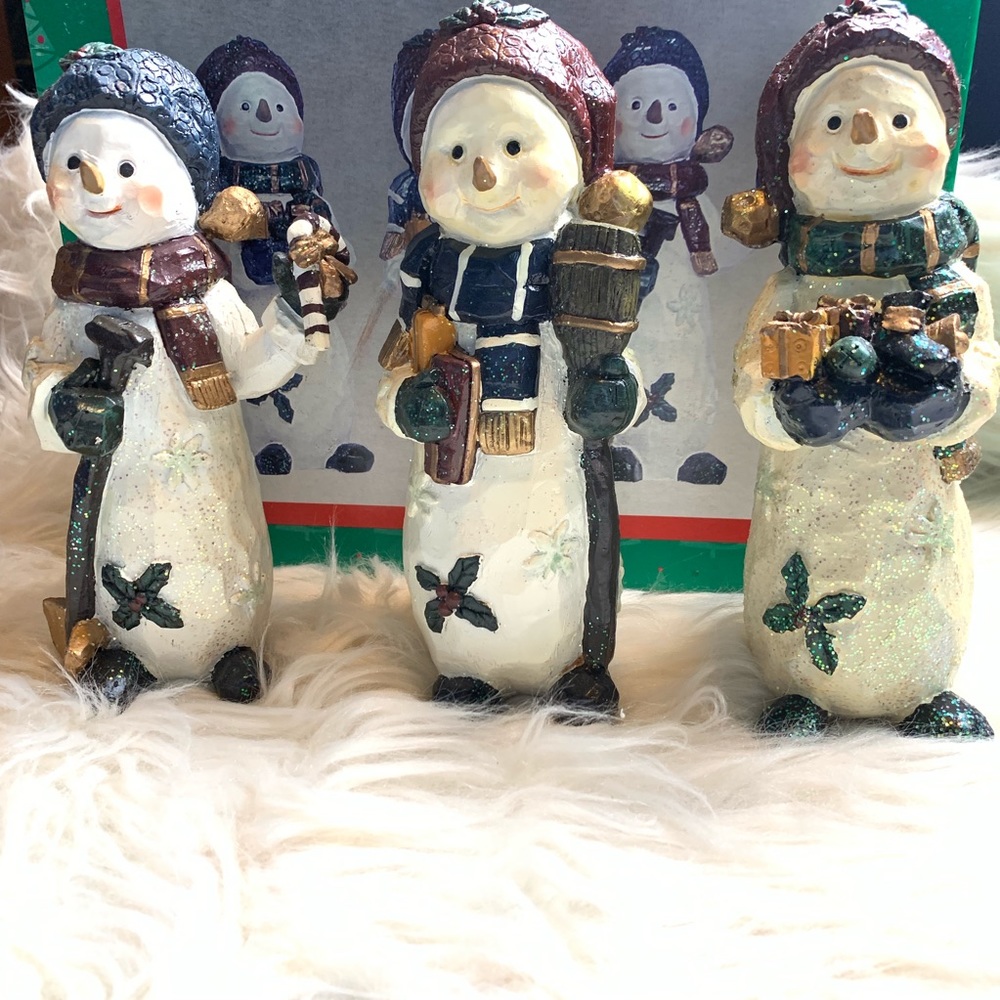 Table Top Holiday Decorations 3 piece Set